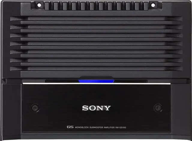 Alt view image 9 of 20 - Sony XMGS100 Monaural 330 Watt MOSFET Class D Car Audio Stereo Amplifier, Black