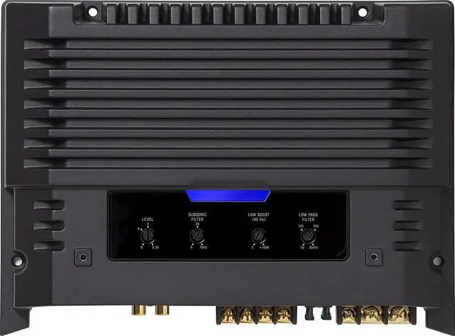 Alt view image 13 of 20 - Sony XMGS100 Monaural 330 Watt MOSFET Class D Car Audio Stereo Amplifier, Black