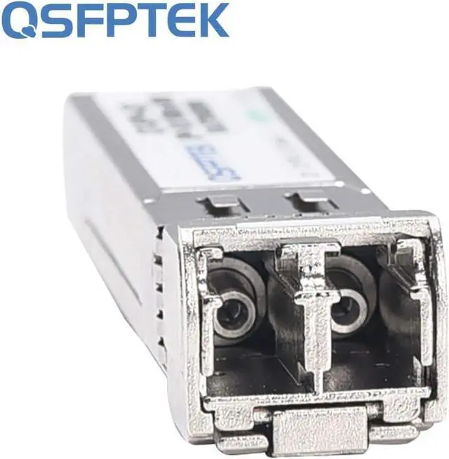 Alt view image 3 of 6 - QSFPTEK 10G SFP+ Module, 10GBASE-ZR LC Single-Mode Fiber SMF 1550nm, 80km, 10Gb Gigabit Ethernet SFP+ Transceiver with DDM for Cisco SFP-10G-ZR, Ubiquiti, Netgear, Mikrotik, D-Link, Broadcom