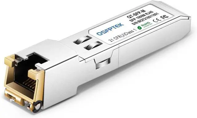 Main image of Generic Compatible 1000BASE-T Copper SFP Transceiver, SFP to RJ45 SFP 1G SFP-T Module for Open Switchs