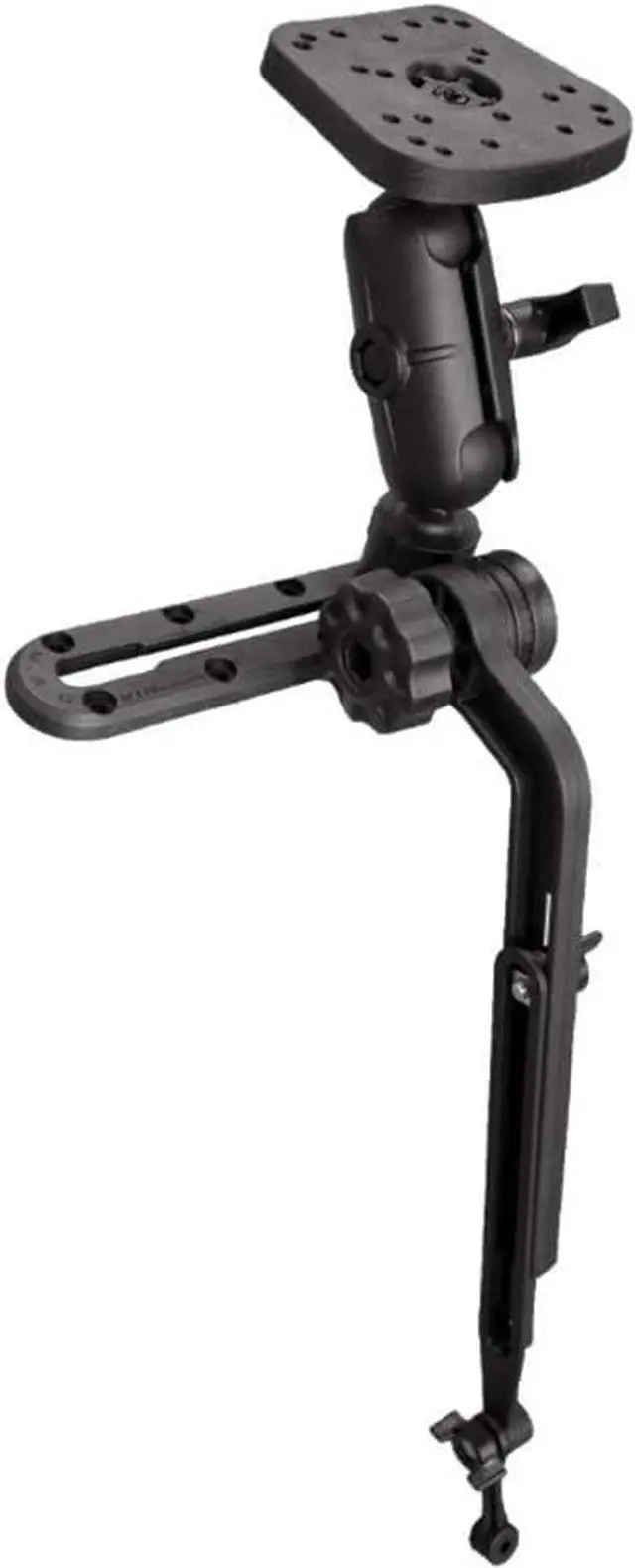 Alt view image 2 of 7 - Fish Finder Mount, Kayak Transducer Mounting Arm, Marine Electronics Mounts 1.5" Ball Universal Fish Finder Mount Base Compatible with Scotty Garmin Lowrance Fish Finder
