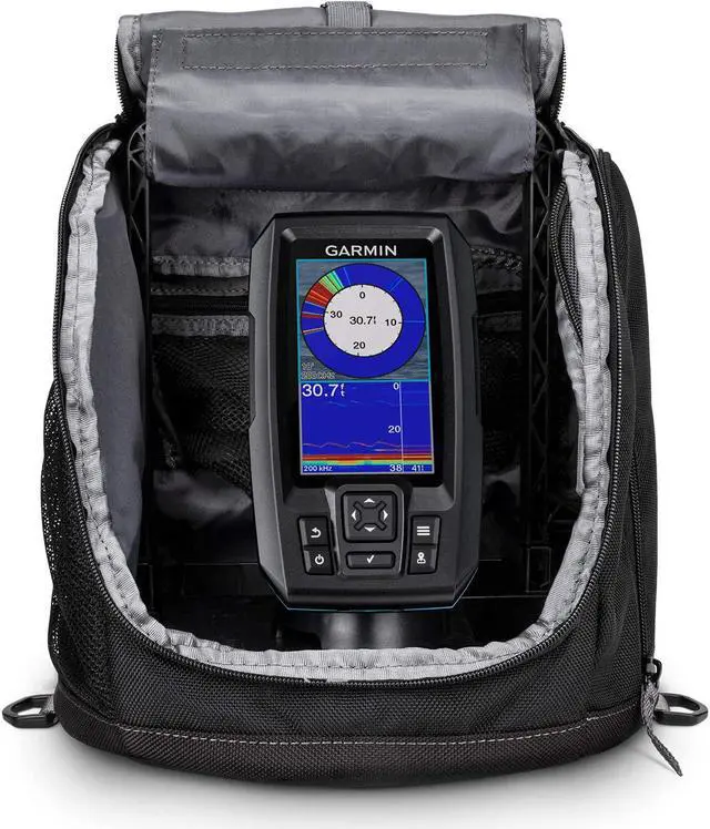 Alt view image 6 of 13 - GARMIN STRIKER PLUS 4 4 ICE FISHING BUNDLE