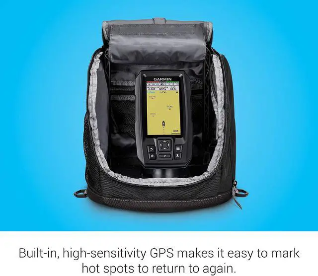 Alt view image 9 of 13 - GARMIN STRIKER PLUS 4 4 ICE FISHING BUNDLE