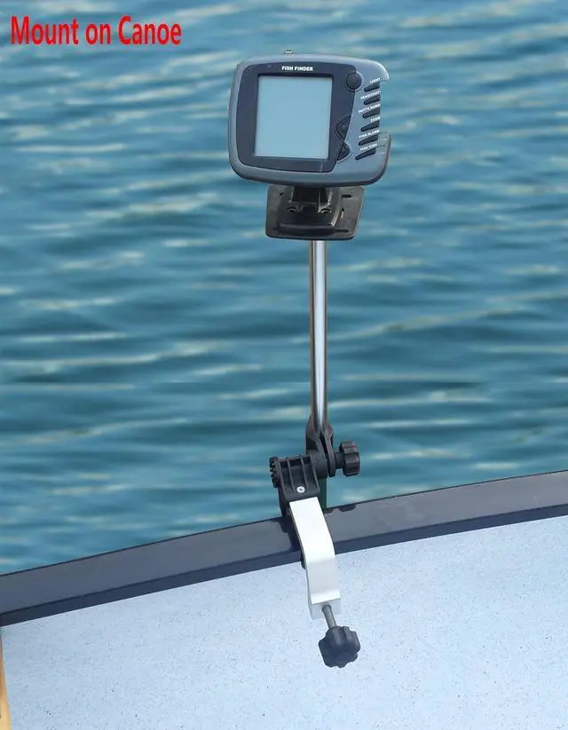 Alt view image 4 of 7 - Universal Portable Transducer Bracket + Fishfinder Mount.
