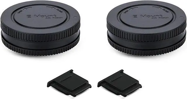 Main image of 2-Pack E-Mount Body Cap & Rear Lens Cover Kit for Sony Cameras & Lenses | for Sony A6700 A6600 A6500 A6400 A6300 A6100 ZV-E10 II ZV-E1 A7 A7II A7III A7IV A7V A7R A7RII A7RIII A7RIV A7RV A7RVI & More