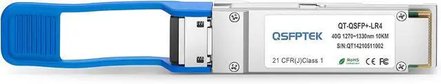Alt view image 2 of 4 - QSFPTEK 40G QSFP+ Module LC Single-Mode Transceiver 40GBASE-LR4 for Mellanox MC2210511-LR4 (1310nm, 10km, with DDM)