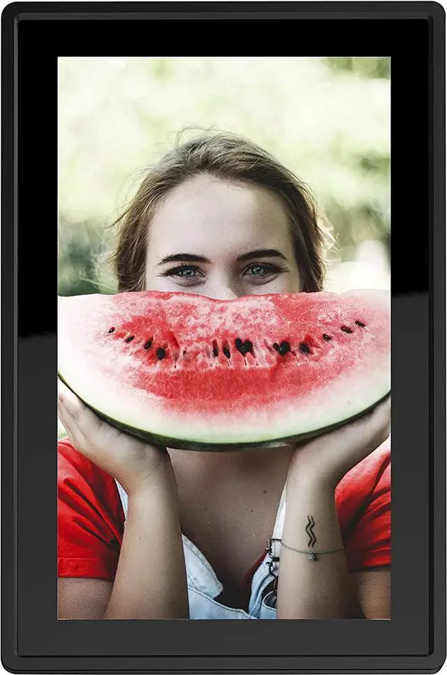 Alt view image 3 of 6 - Feelcare 10.1 Inch 16GB Smart WiFi Digital Picture Frame, Send Photos or Small Videos from Anywhere, Touch Screen, 800x1280 IPS LCD Panel, Portrait and Landscape(Black), Welcome to consult