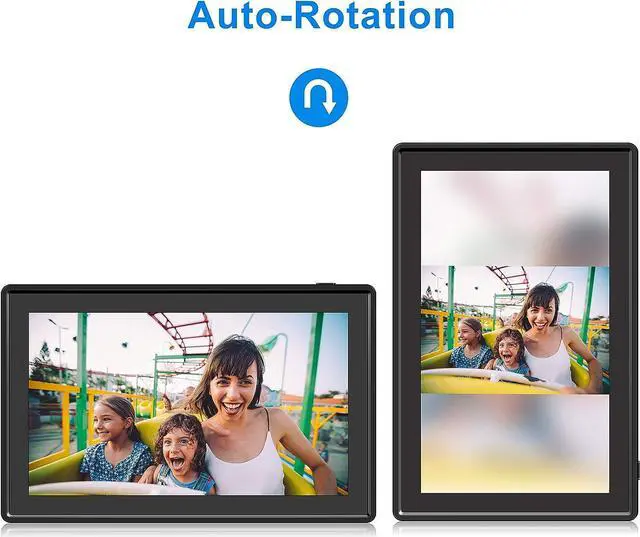 Alt view image 4 of 6 - Feelcare 11.6 Inch 16GB WiFi Digital Picture Frame, 2.4GHz and 5GHz Dual Band WiFi, Touch Screen, 1920x1080 IPS LCD Panel, Send Photos or Small Videos from Anywhere(Black), Welcome to consult