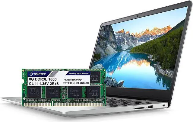 Alt view image 4 of 5 - 8GB DDR3L / DDR3 1600MHz (DDR3L-1600) PC3L-12800 / PC3-12800(PC3L-12800S) Non-ECC Unbuffered 1.35V/1.5V CL11 2Rx8 Dual Rank 204 Pin SODIMM Laptop Notebook PC Computer Memory RAM Module Upgrade