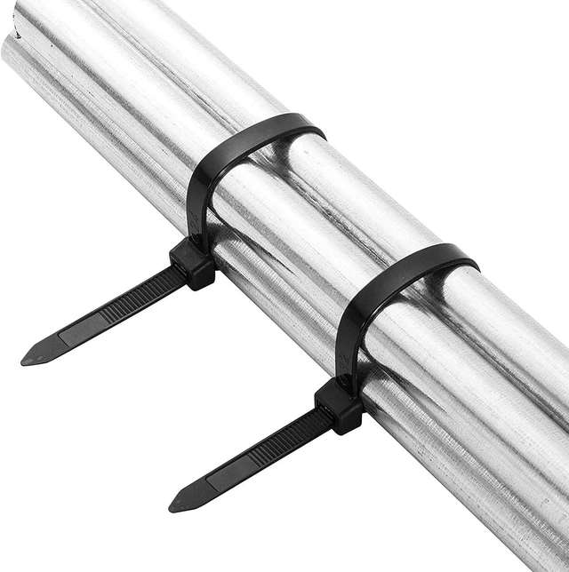 Alt view image 7 of 7 - Zip Ties 16 inch Black wire ties 100 per pack Electrical Cable Ties with 60 lbs tensile Strength Suitable for Outdoor Workshop Farms