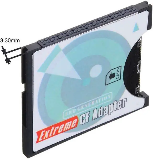 Alt view image 2 of 7 - Chenyang SD SDHC SDXC to CF Compact Flash Memory Card Adapter Reader Type I High-Speed Extreme CF to SD Card Reader Adapter