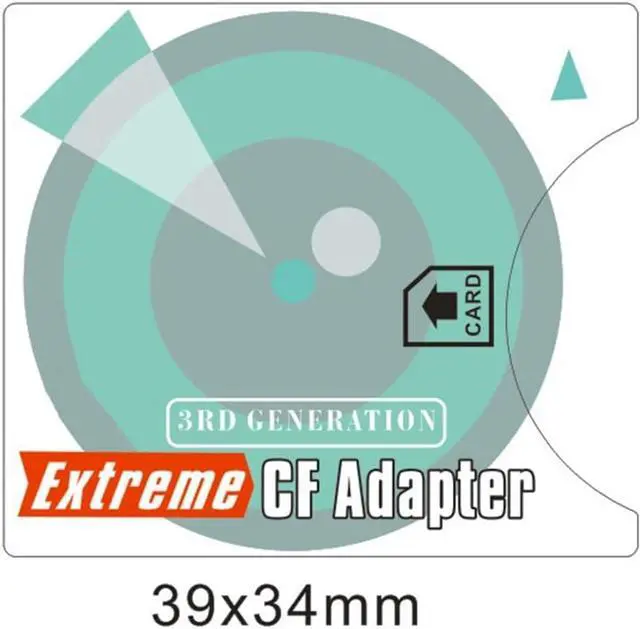 Alt view image 5 of 7 - Chenyang SD SDHC SDXC to CF Compact Flash Memory Card Adapter Reader Type I High-Speed Extreme CF to SD Card Reader Adapter