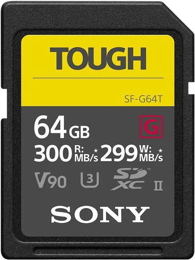 Alt view image 8 of 20 - Sony 64GB UHS-II TOUGH SD CARD R300 W299
