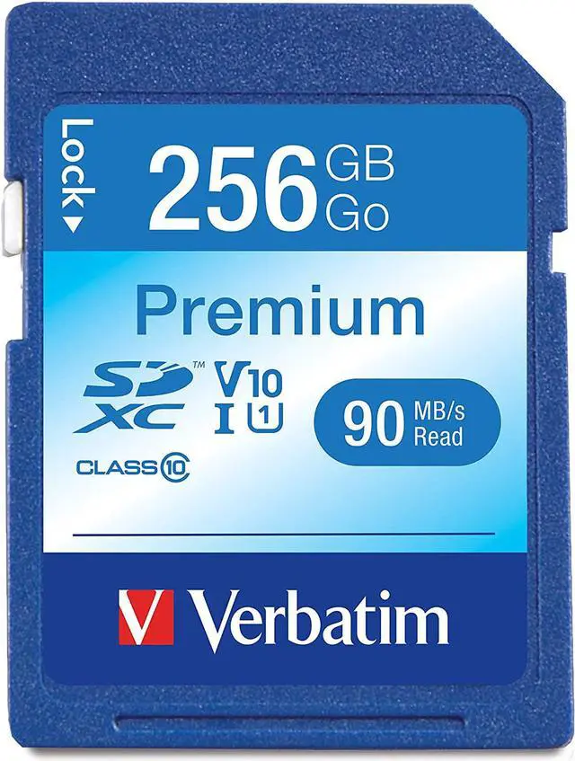 Alt view image 6 of 12 - VERBATIM VER99828 256GB Premium SDXC Memory Card