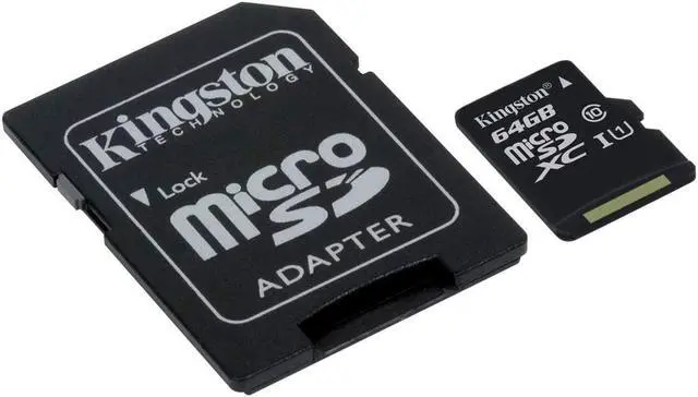 Alt view image 9 of 16 - Kingston Canvas Select 64GB microSDHC Class 10 UHS-I 80MB/s Flash Memory Card