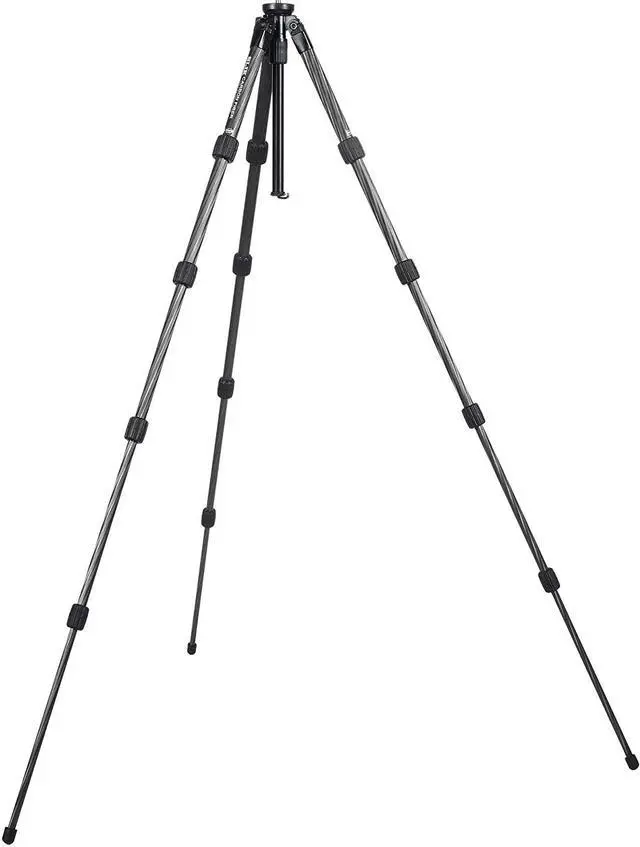 Alt view image 11 of 15 - Slik PRO CF-635 5-Section Carbon Fiber Tripod, 51.5" Max Height, Black