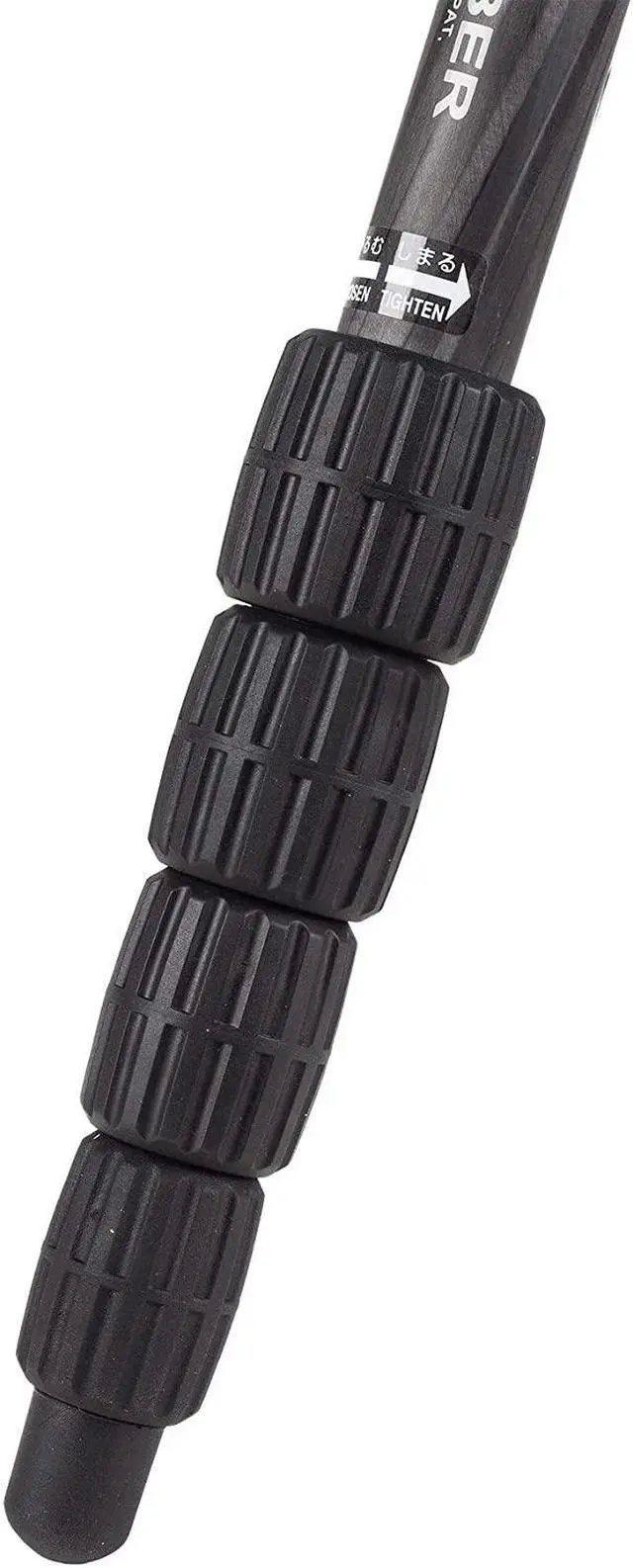 Alt view image 14 of 15 - Slik PRO CF-635 5-Section Carbon Fiber Tripod, 51.5" Max Height, Black