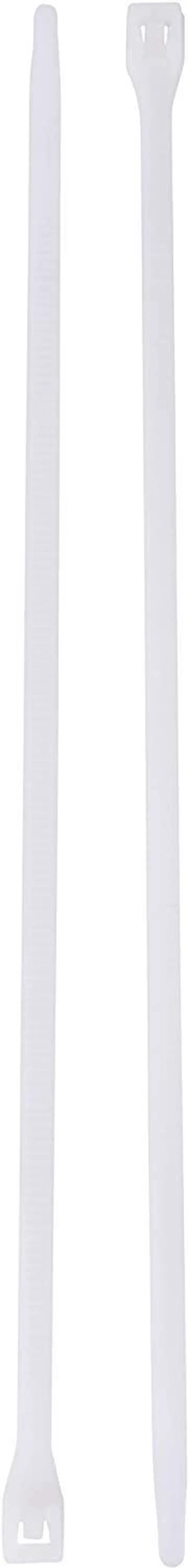 Alt view image 2 of 4 - 46-315M DoubleLock Cable Tie, 14 inch, 75 lb, Electrical Wire and Cord Management, Nylon Zip Tie, 1000 Pk, Natural White