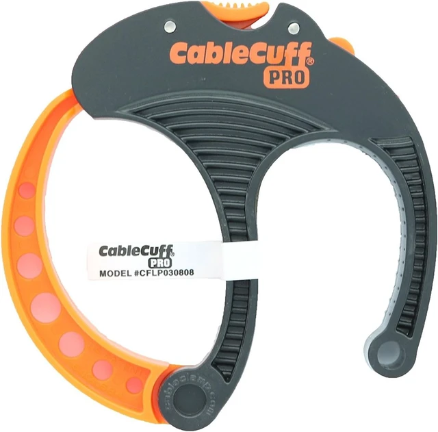 Alt view image 2 of 3 - PRO (4 Pack: 4x Large 3 Inch Diameter) Adjustable Reusable Cable Tie Replacements for Extension Cords or Electronics