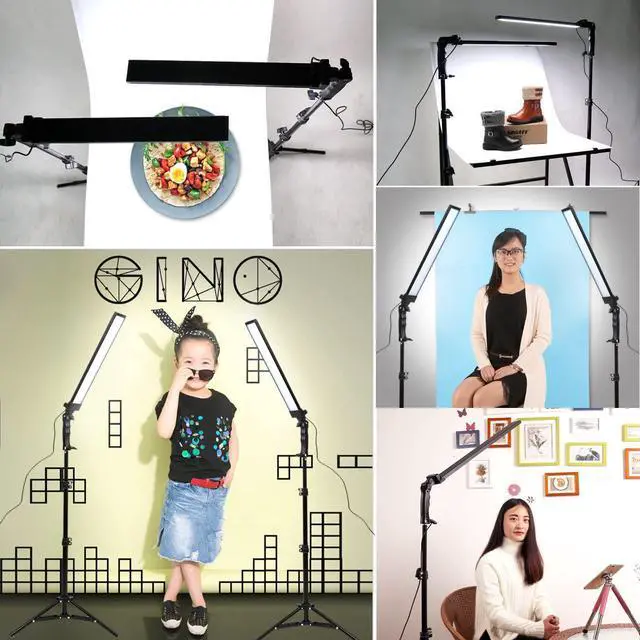 Alt view image 6 of 6 - 180 LED Light Photography Studio LED Lighting Kit Adjustable Light with Light Stand Tripod Photographic Video Fill Light