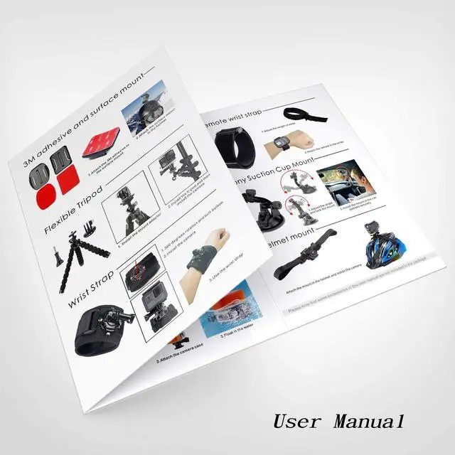 Alt view image 7 of 7 - Luxebell Accessories Kit for AKASO EK5000 EK7000 4K WiFi Action Camera GoPro Hero 12 11 10 9 8 7 6 5/Session 5/Hero 4/3+/3/2/1 Max Fusion SJ4000 SJ5000 (14-in-1)
