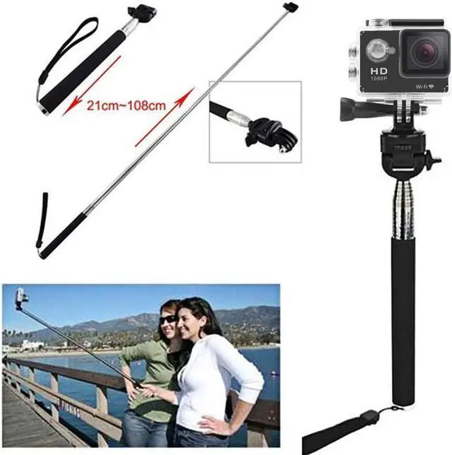 Alt view image 4 of 7 - VVHOOY Universal Action Camera Accessories Bundle Head Chest Strap Mount/Selfie Stick/Floating Hand Grip Compatible with Dragon Touch/AKASO EK7000 Brave 4 5 6 7 LE V50X/GoPro Hero 12 11 10 9 8 7