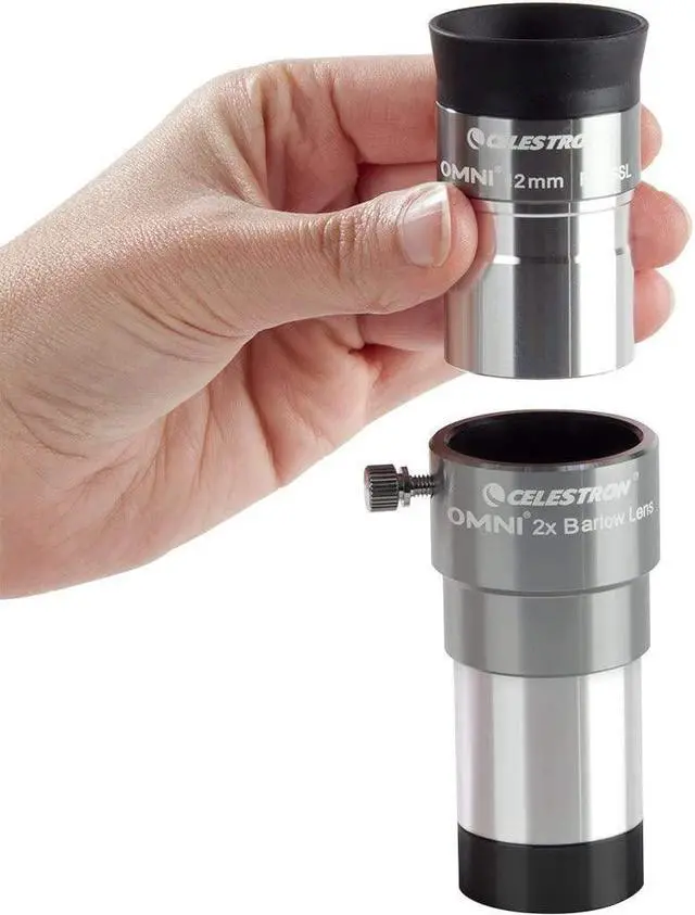 Alt view image 9 of 14 - Celestron Omni 2X Barlow Lens