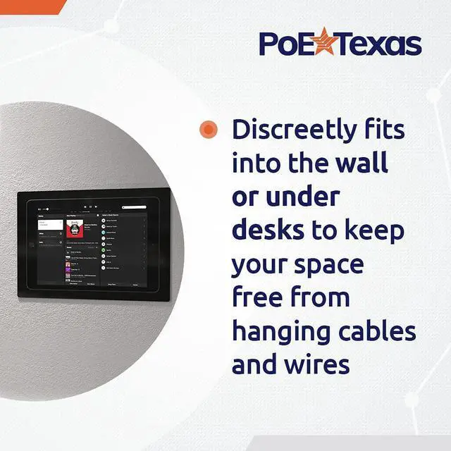 Alt view image 3 of 7 - PoE Texas PoE Power Adapter for USB-A and Micro-USB Compatible Devices Including Apple Cables for POS, Digital Signage, & More - 802.3af POE to 5 Volt Splitter - Extends Power Delivery Up to 328 Feet