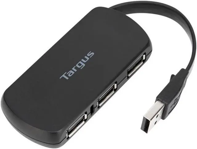 Main image of Targus 4-Port Hub, Black/Gray (ACH114US)