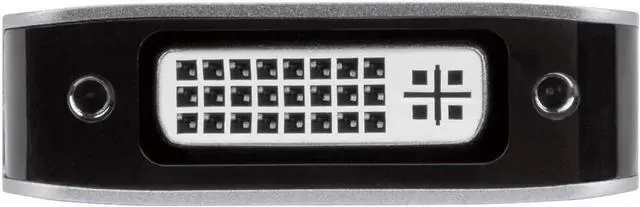 Alt view image 5 of 7 - Targus USB-C Single Video Adapter with 4K HDMI/DVI/VGA, Gray (ACA961USZ)