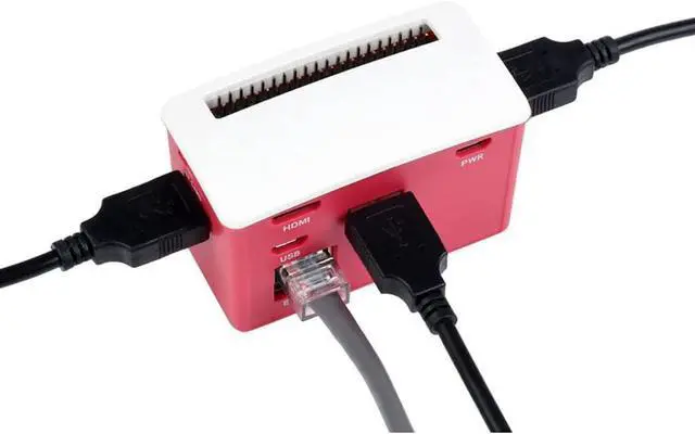 Main image of PoE Ethernet/USB HUB Box Fit Raspberry Pi Zero Series, with PoE/ETH/USB HUB HAT Inside, 802.3af-Compliant, Includes 3X USB 2.0 Ports