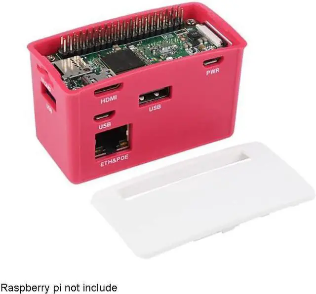 Alt view image 3 of 7 - PoE Ethernet/USB HUB Box Fit Raspberry Pi Zero Series, with PoE/ETH/USB HUB HAT Inside, 802.3af-Compliant, Includes 3X USB 2.0 Ports