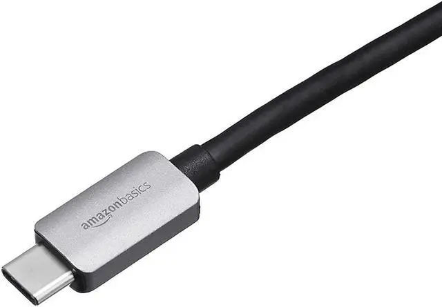 Alt view image 3 of 6 - Basics Aluminum USB 3.1 Type-C to RJ45 Gigabit Ethernet Adapter, Grey, 2.07 x 0.81 x 0.6 inches