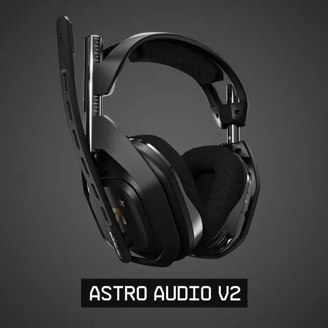 Alt view image 2 of 7 - ASTRO Gaming A50 Wireless Headset + Base Station Gen 4 - Compatible with Xbox Series X|S, Xbox One, PC, Mac - Black/Gold