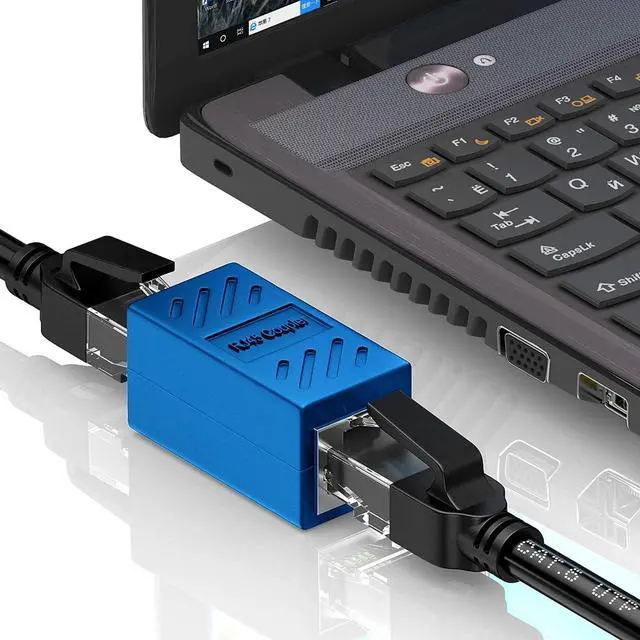 Alt view image 7 of 7 - RJ45 Network Coupler, Ethernet Cable Extender Female to Female, Cat6 Inline Coupler Connector, for Cat7/Cat6/Cat5/Cat5e Ethernet Extension Cable (6 PCS Blue)
