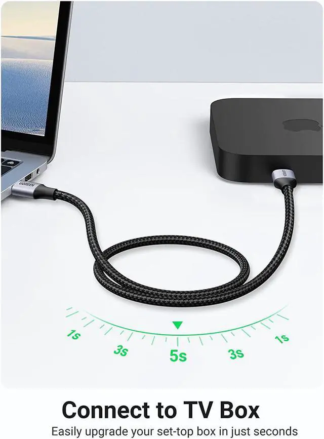 Alt view image 3 of 7 - U USB Cable USB 3.0 A to A Cable Male to Male 5Gbps Data Transfer Cord Nylon Braided Cable for Hard Drive Enclosure, TV Box, Modem, Camera, Printer, Laptop Cooling Fan, 3ft