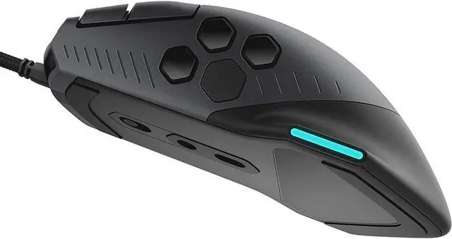 Alt view image 3 of 4 - Alienware Gaming Mouse 510M RGB Gaming Mouse AW510M: 16, 000 DPI Optical Sensor - Alienfx RGB - 10 Buttons - Adjustable Scroll Wheel - Large Click Anywhere L/R Buttons