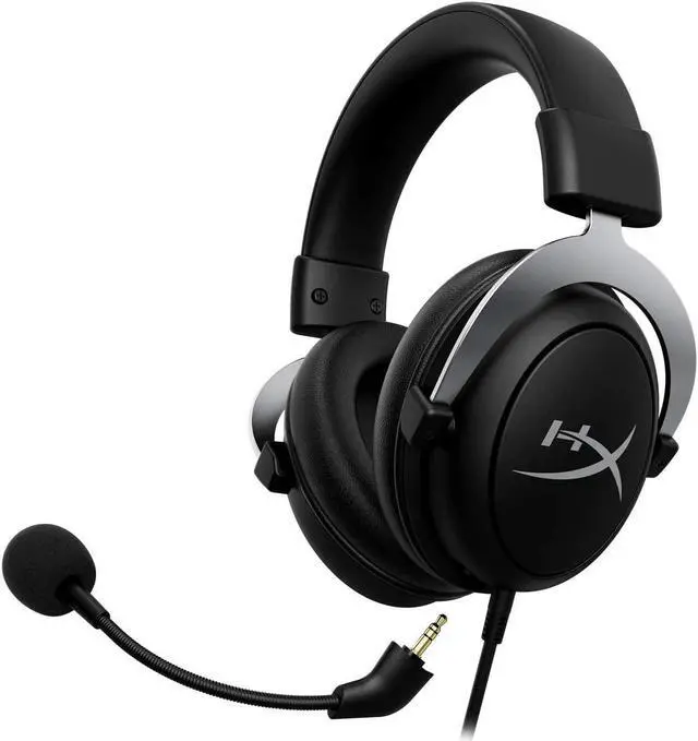 Alt view image 3 of 7 - CloudX Official Xbox Licensed Gaming Headset Compatible with Xbox One and Xbox Series X|S Memory Foam Ear Cushions Detachable Noise-Cancelling Mic in-line Audio Controls Silver