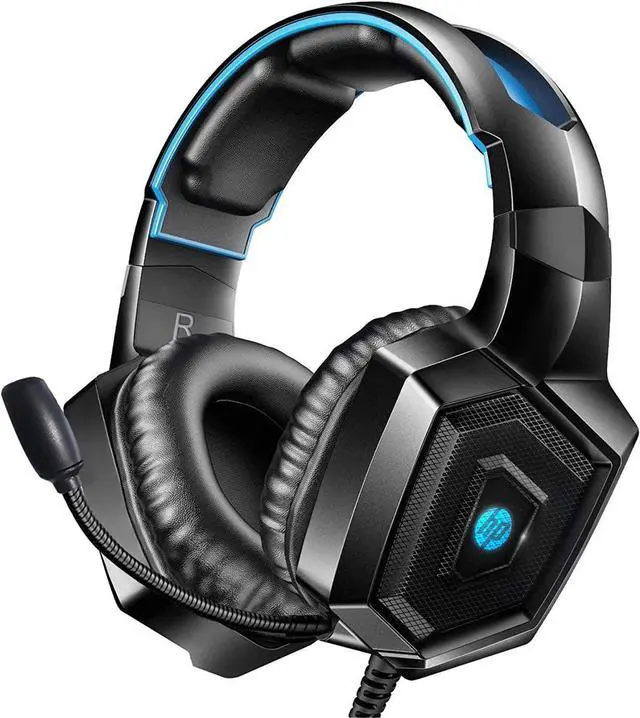 Alt view image 8 of 14 - HP Stereo Over-ear Gaming Headset with Noise Cancelling Microphone for Xbox One Nintendo Switch PC PS3 Mac Laptop, Surround Sound and LED Lights