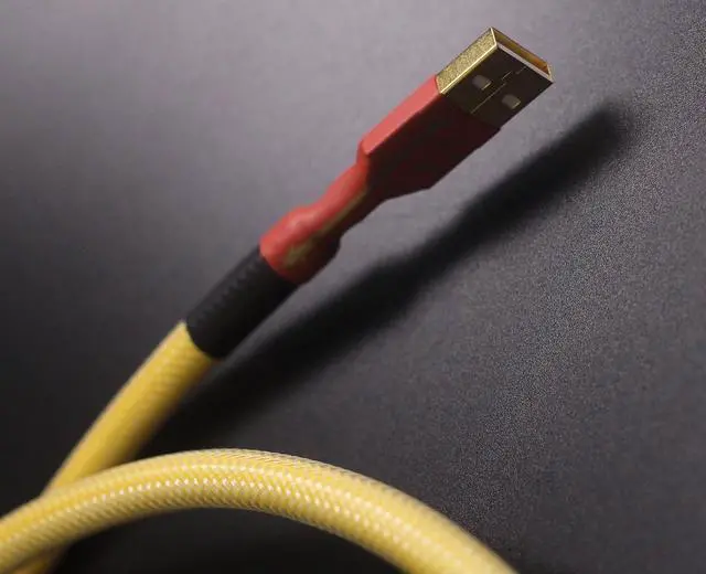 Alt view image 3 of 4 - YB-Y1 HiFi HighQuality, 4N OFC USB2.0 A to B Digital Audio DAC Cable, Professional USB 2.0 Cable, YB-Y1 (1M/3.2ft)