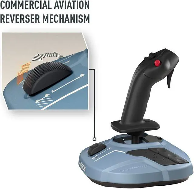 Alt view image 4 of 7 - Thrustmaster TCA Sidestick Airbus Edition (Compatible with PC)