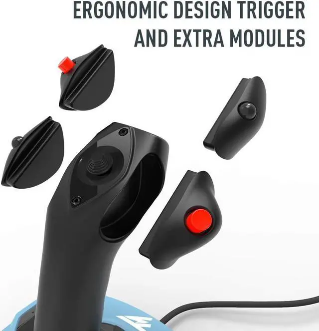 Alt view image 5 of 7 - Thrustmaster TCA Officer Pack Airbus Edition for Flight Simulation (Compatible with PC)