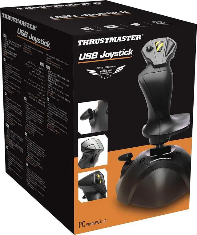 Alt view image 3 of 3 - Thrustmaster USB Joystick (Windows)