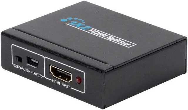 Alt view image 7 of 12 - Monoprice Blackbird 4K Mini 1x2 HDMI Splitter | USB-Powered, 4K Ultra HD, 1080p @60Hz