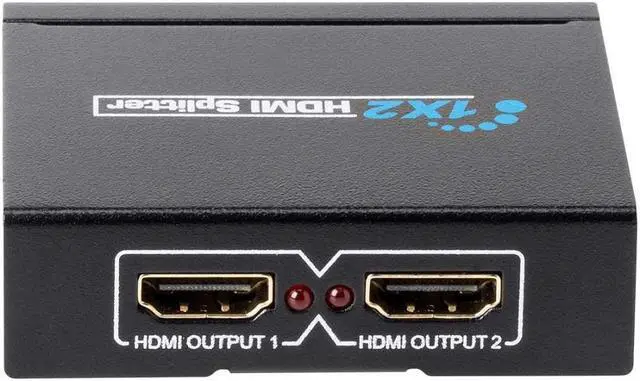 Alt view image 10 of 12 - Monoprice Blackbird 4K Mini 1x2 HDMI Splitter | USB-Powered, 4K Ultra HD, 1080p @60Hz