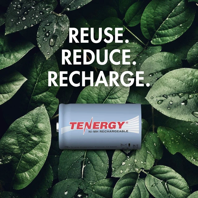 Alt view image 6 of 7 - Tenergy D Rechargeable Batteries, 10000mAh NiMH D Size Battery, 8-Pack