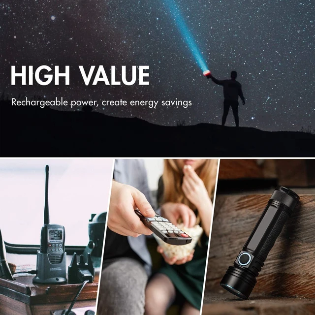 Alt view image 7 of 7 - Tenergy D Rechargeable Batteries, 10000mAh NiMH D Size Battery, 8-Pack