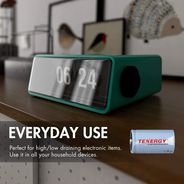 Alt view image 3 of 7 - Tenergy D Rechargeable Batteries, 10000mAh NiMH D Size Battery, 8-Pack