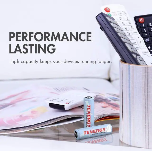 Alt view image 5 of 7 - AA AAA C and D Battery, 1.2V Rechargeable NiMH Batteries Combo, 8-Pack 2500mAh AA Cells, 8-Pack 1000mAh AAA Cells, 4-Pack 5000mAh C Cells and 4-Pack 10000mAh D Cell Batteries
