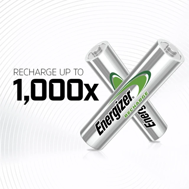 Alt view image 2 of 7 - Energizer Recharge Universal Rechargeable AAA Batteries (4 Pack), Triple A Batteries